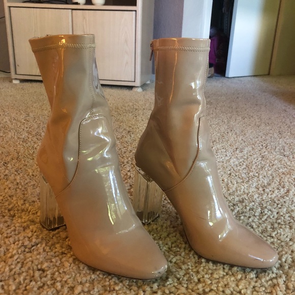 Leather pumps/ booties - Picture 3 of 4